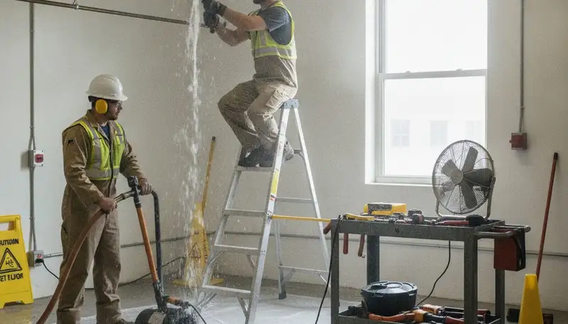 Emergency plumber servicing a San Mateo, CA home for burst pipes and leak repairs
