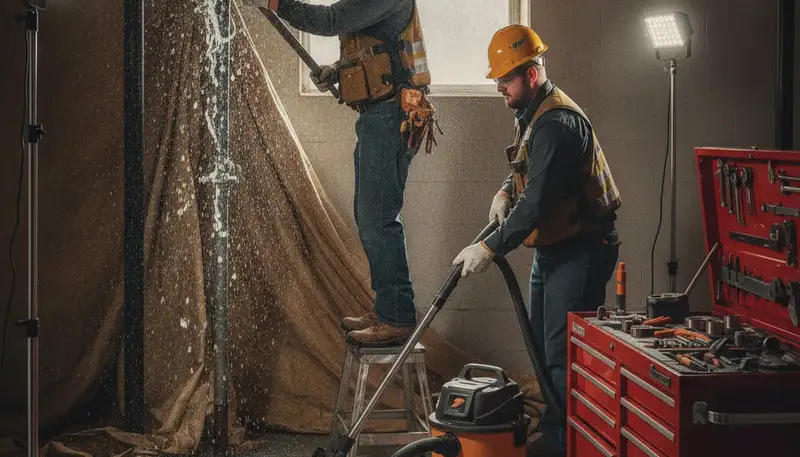 Emergency plumber repairing a leak in San Mateo, CA for fast residential service