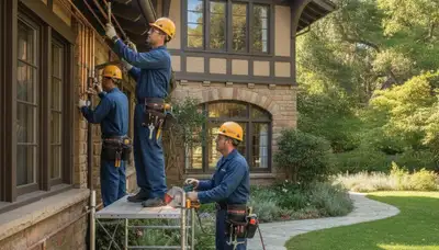 San Mateo, CA plumber repairing a residential pipe for plumbing service