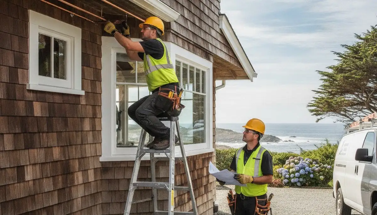 San Mateo, CA plumber repairing a residential leak for plumbing service by plumbersanmateoca-new.com