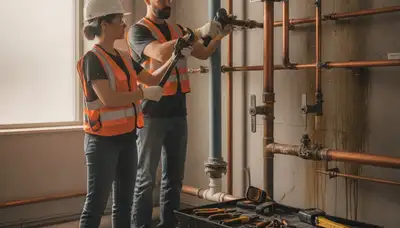 Plumber repairing a San Mateo, CA home pipe for fast, dependable plumbing service