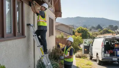 San Mateo, CA plumbing repair service van ready for emergency pipe and leak repairs