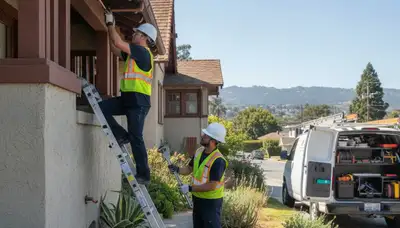 San Mateo, CA plumber repairing residential plumbing for reliable local plumbing service