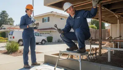 San Mateo, CA plumbing repair service for residential and commercial leaks and clogged drains