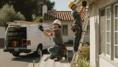 San Mateo, CA plumber repairing a leak for reliable plumbing service