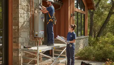 San Mateo, CA plumber repairing a leak for a local plumbing repair service