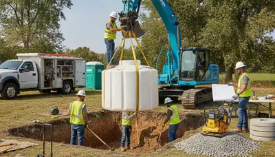 Septic tank installation for San Mateo, CA homes by On Call Plumbers