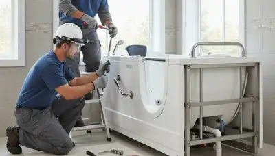 Walk-in tub installation for San Mateo, CA homes by On Call Plumbers